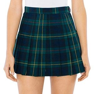 NEW American Apparel Plaid Tennis Skirt